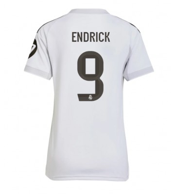 Real Madrid Endrick #9 Replik Heimtrikot Damen 2025-26 Kurzarm